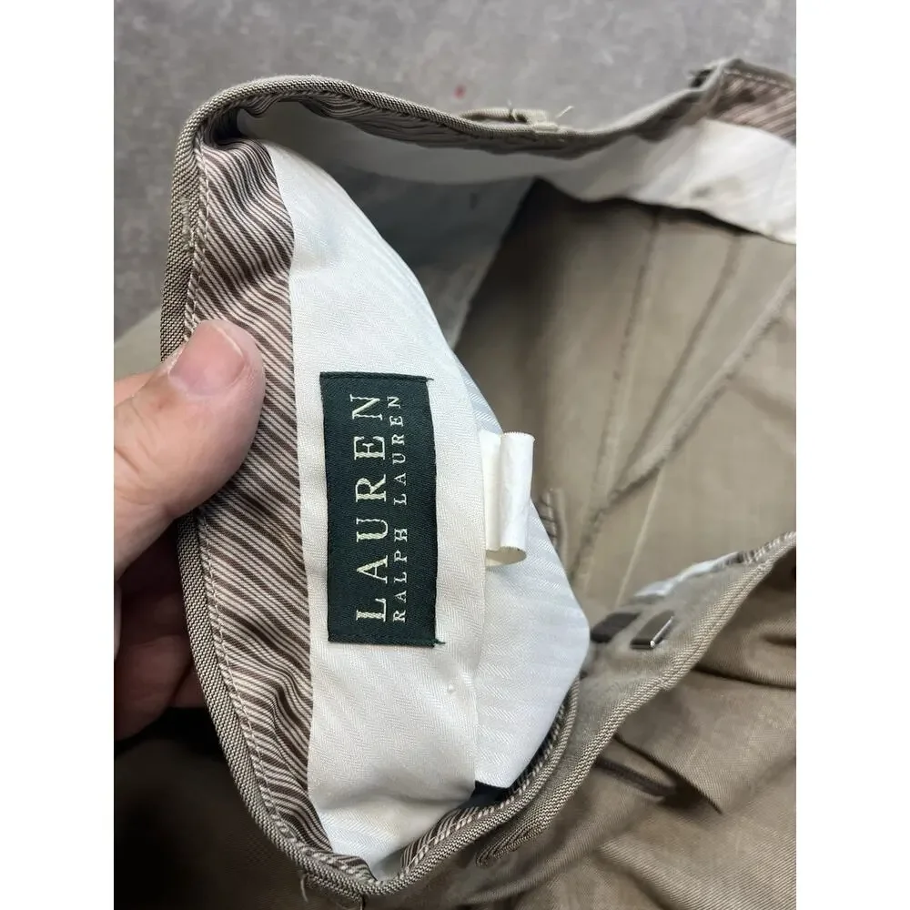 Mens Polo‎ Ralph Lauren Dress Pants Slacks Chino Khaki Trouser 40x32